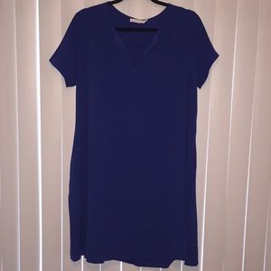 Royal Blue LUSH shift dress